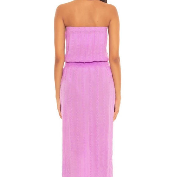 Soluna Swim Strapless Smocked Maxi Dress - Picture 2 of 2